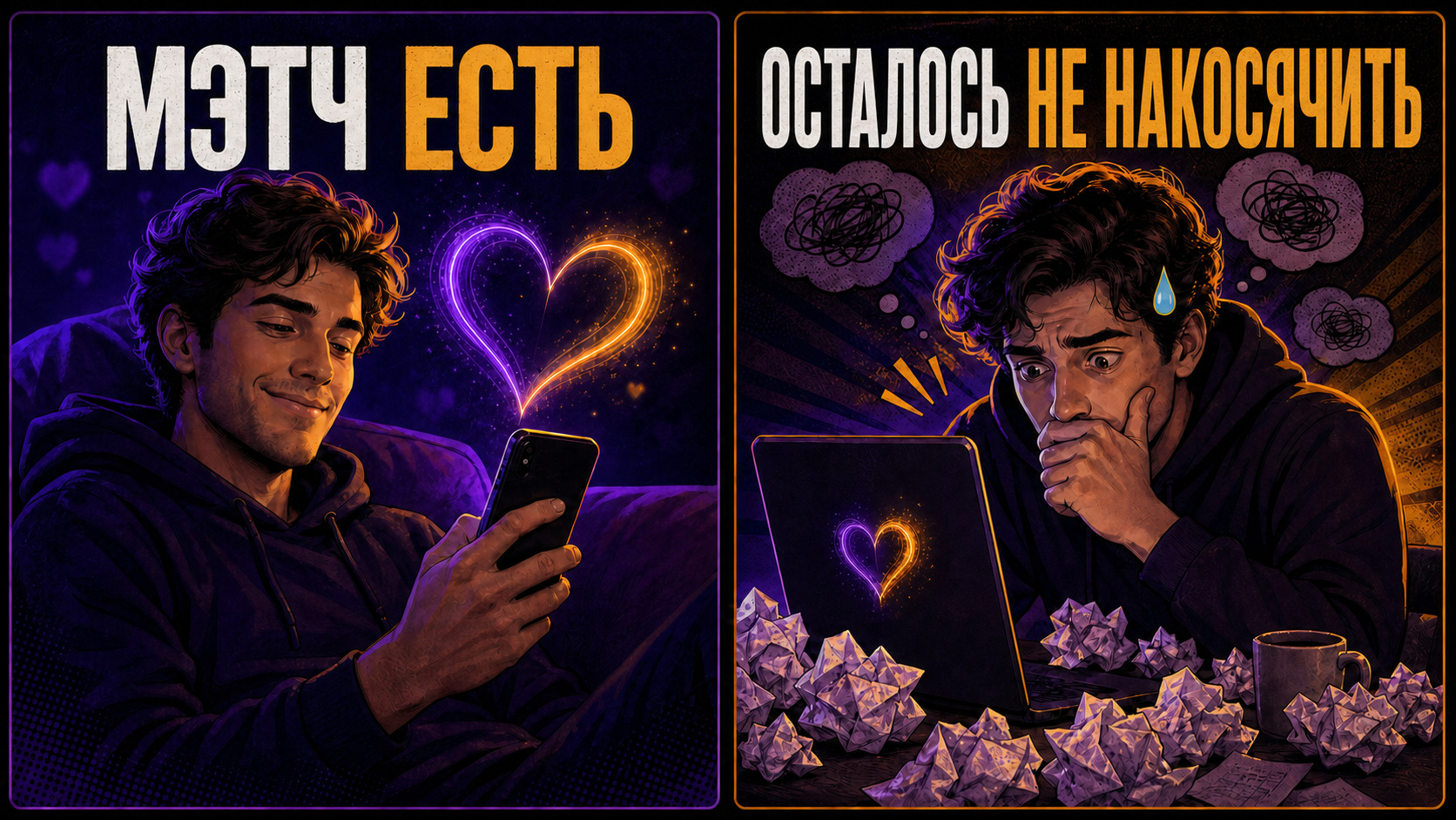 Мем про первое сообщение после мэтча: осталось не накосячить
