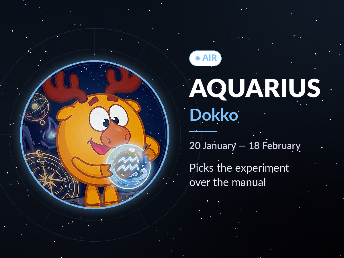 Aquarius is Dokko: picks the experiment over the manual